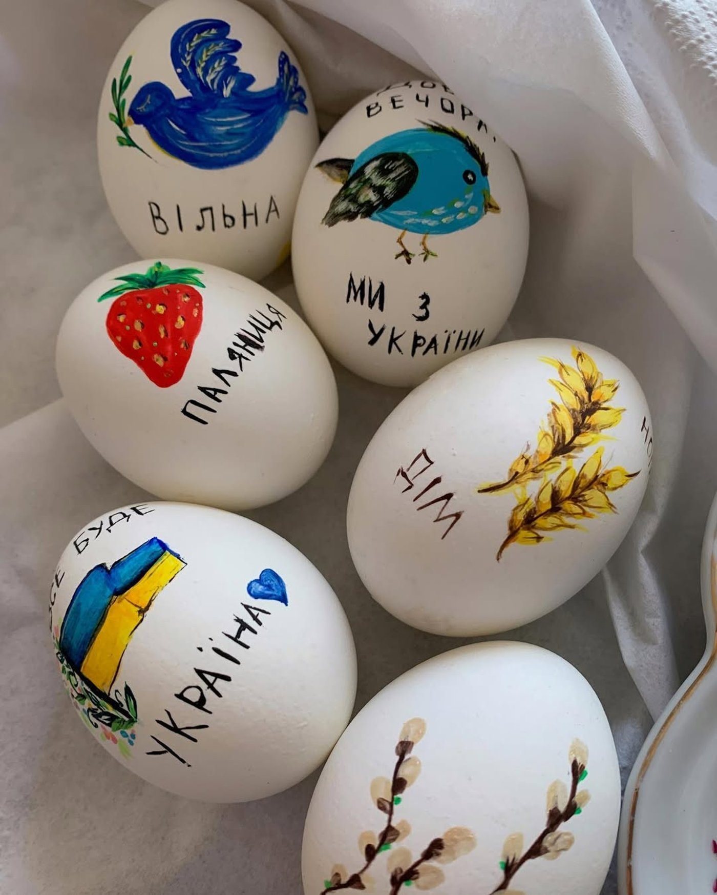 Крашанки на Великдень з патріотичними малюнками