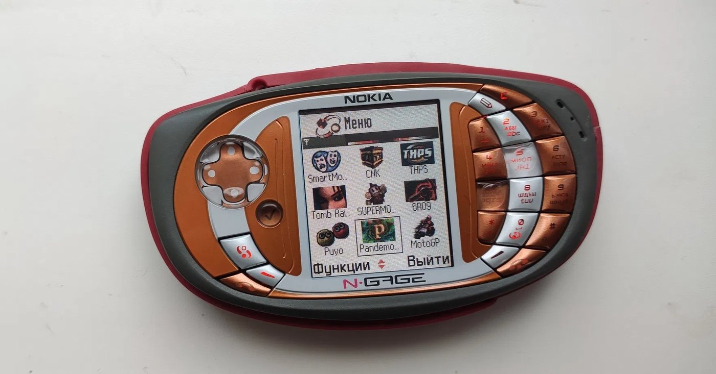 Дизайн телефона Nokia N-Gage
