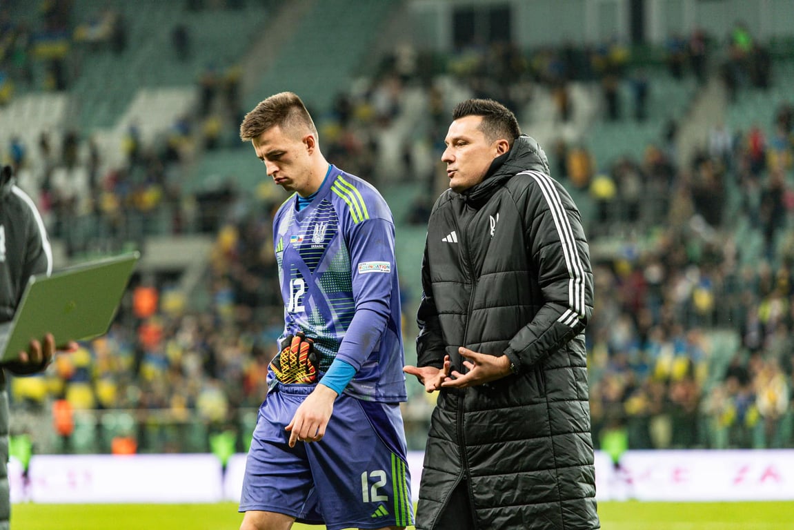 Футболисты сборной Украины