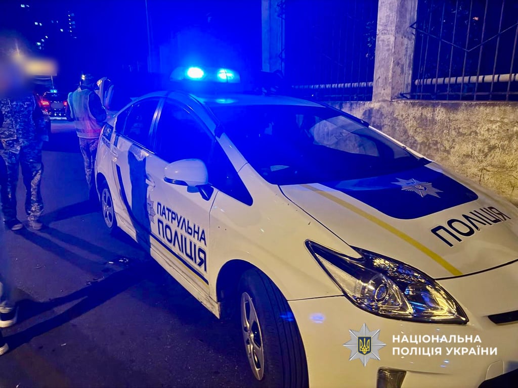 Патрульна поліція на місці ДТП в Одесі