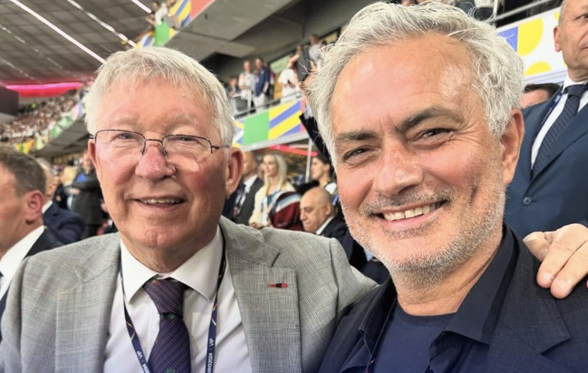 Сэр Алекс Фергюсон и Жозе Моуриньо