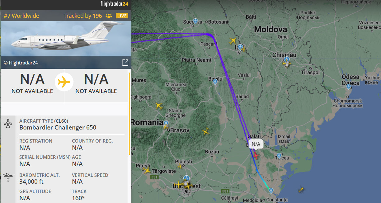 Розвідка НАТО патрулює біля Одещини 9 травня