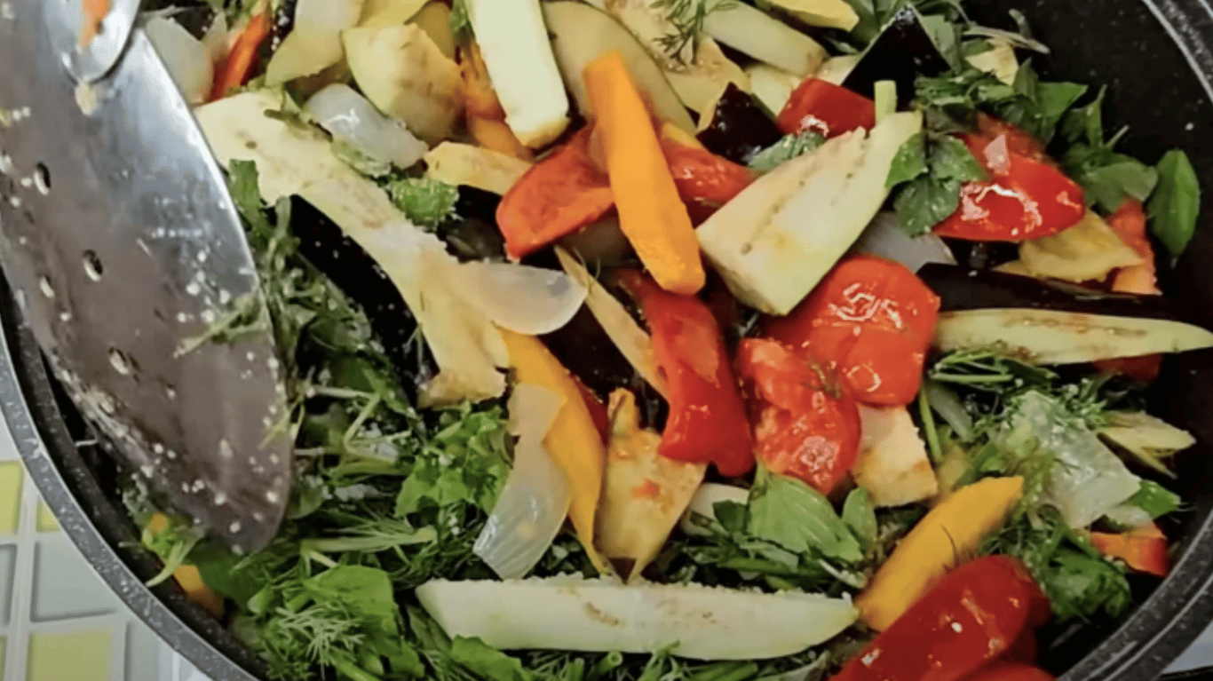 салат з баклажанами