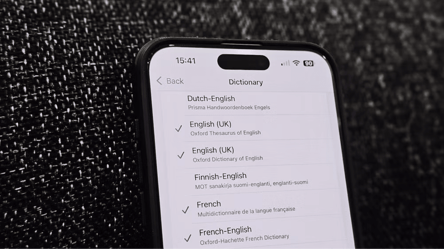 Word definition in different languages on iPhone — how to find it - 285x160