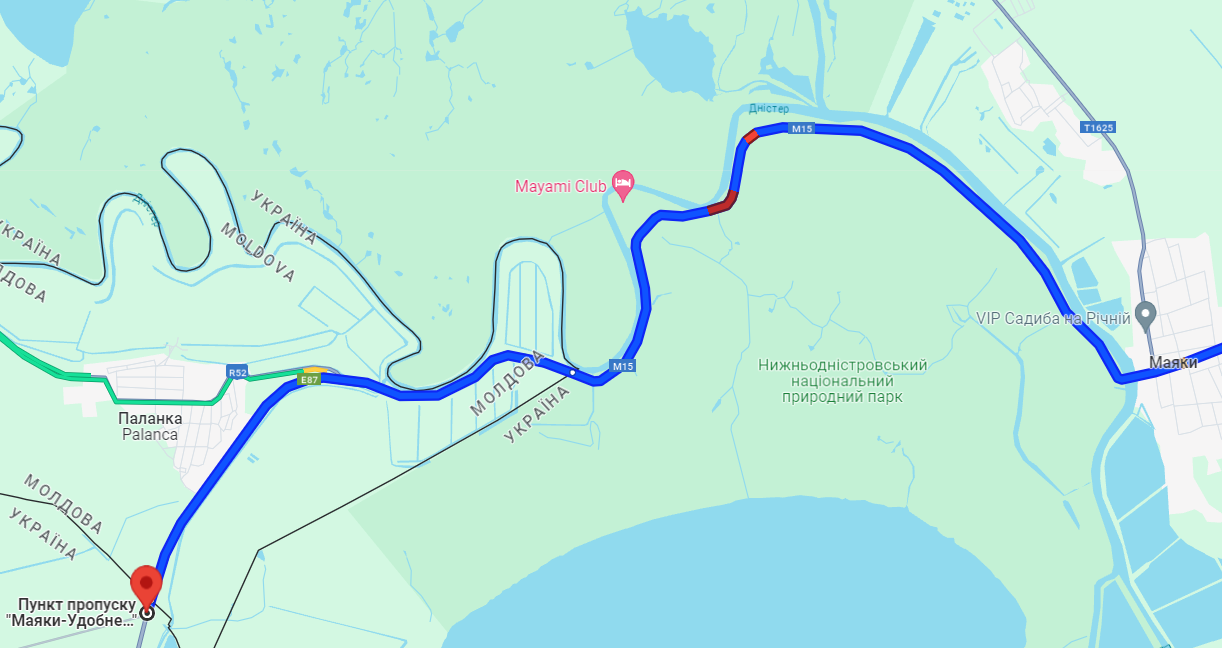 Дорога до Паланки 11 серпня, вечір