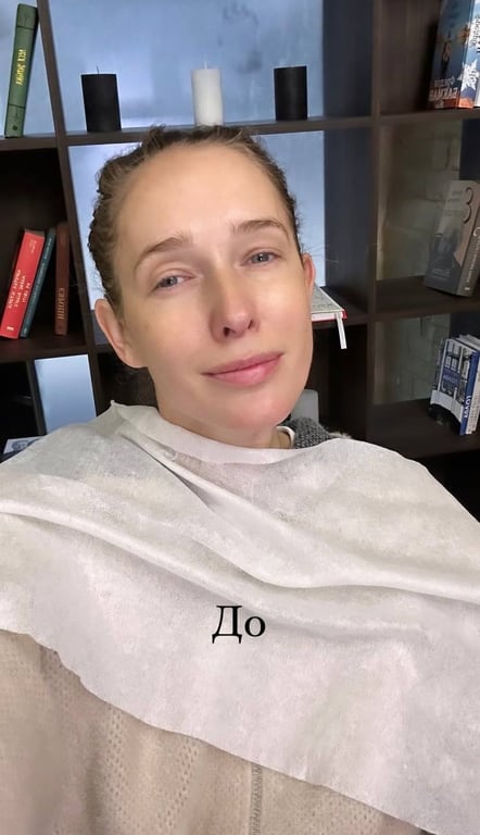 Катерина Осадча без макіяжу