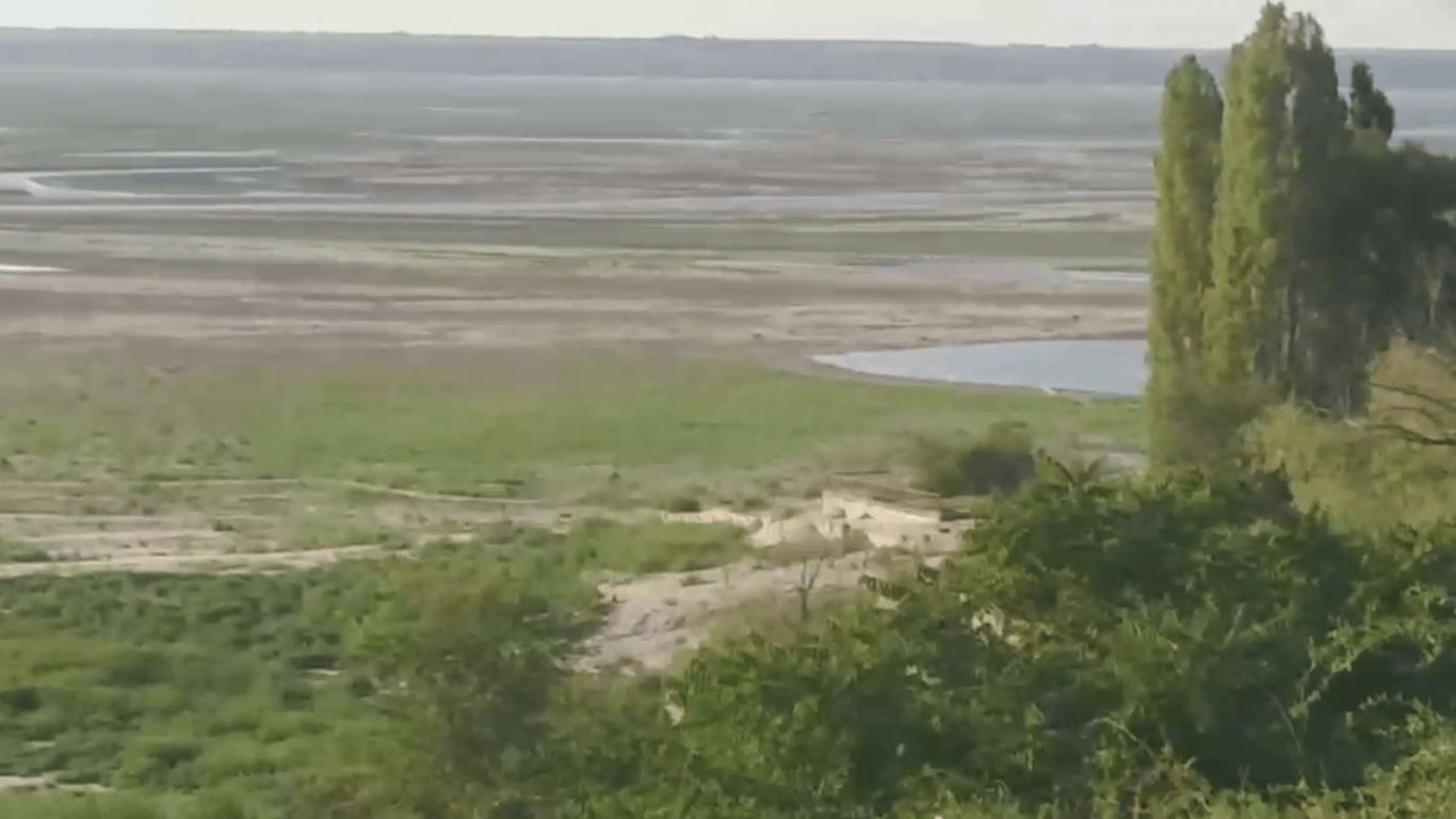 Українські військові показали, який має вигляд колишнє Каховське водосховище