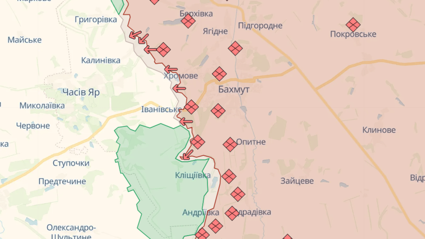 Карта боевых действий в Украине онлайн сегодня, 04.01.2024 — DeepState, Liveuamap, ISW