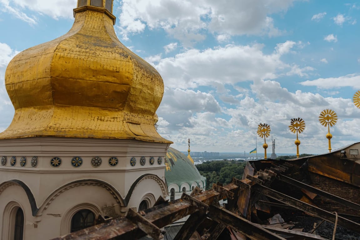 Наслідки удару по Києво-Печерській Лаврі