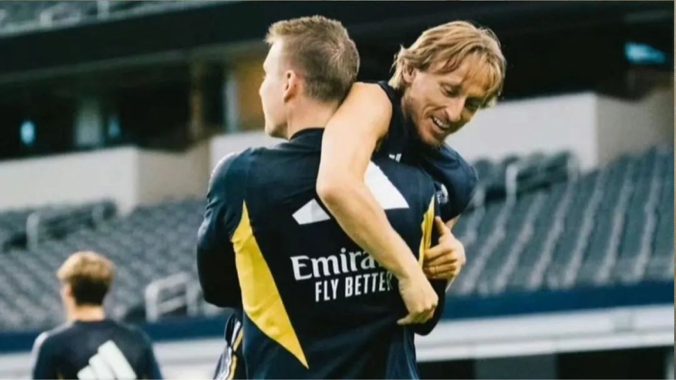 Андрій Лунін та Лука Модріч