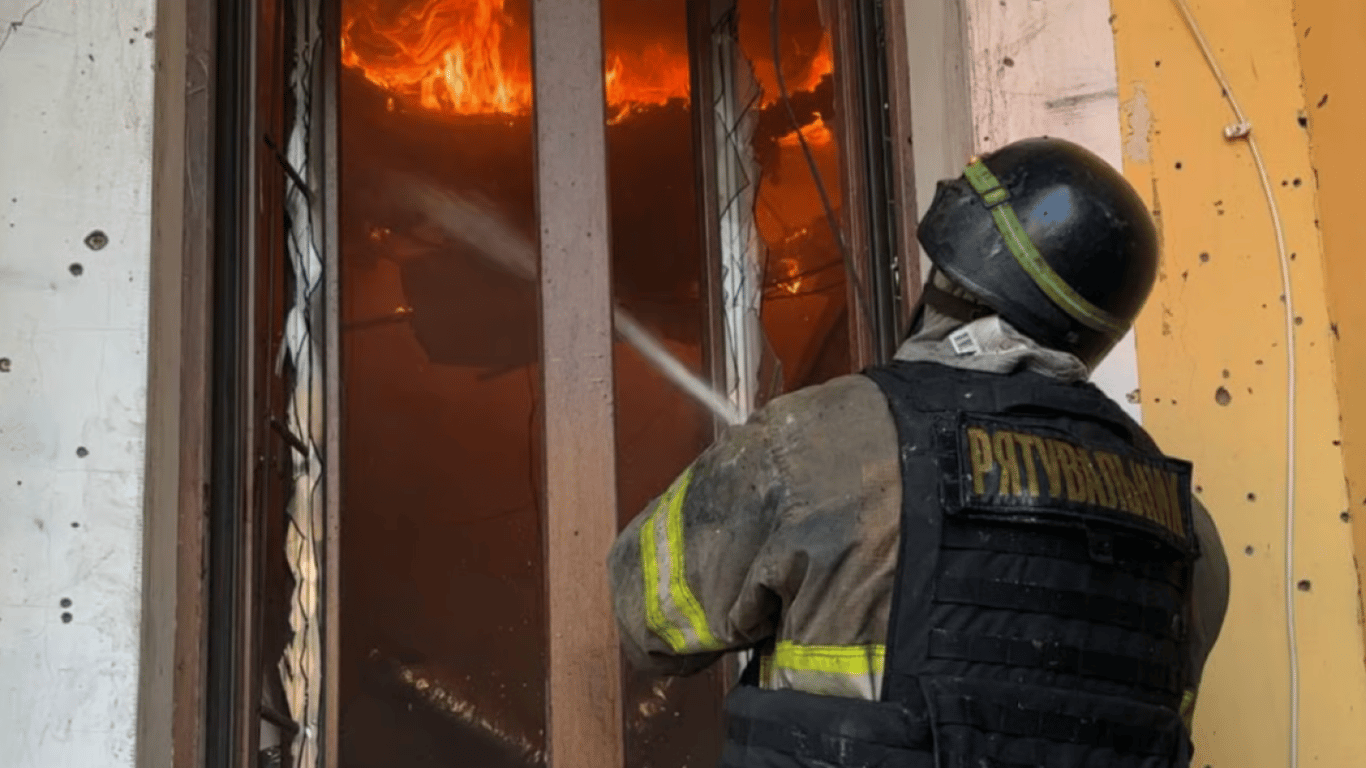 Обстріл Харкова 20 березня - дрон влучив біля навчального закладу