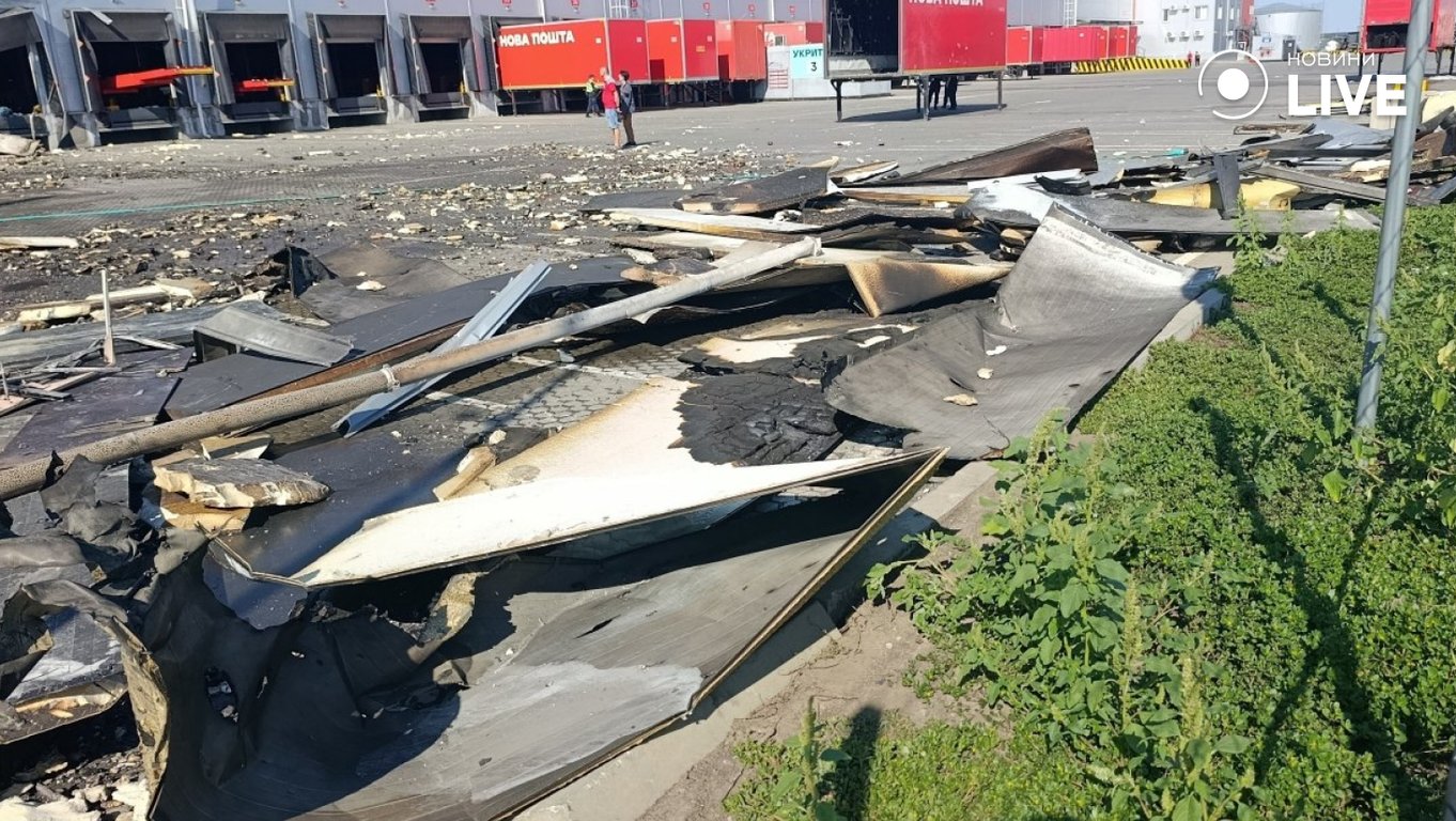 Нова пошта пошкоджена внаслідок атаки РФ на Одещину