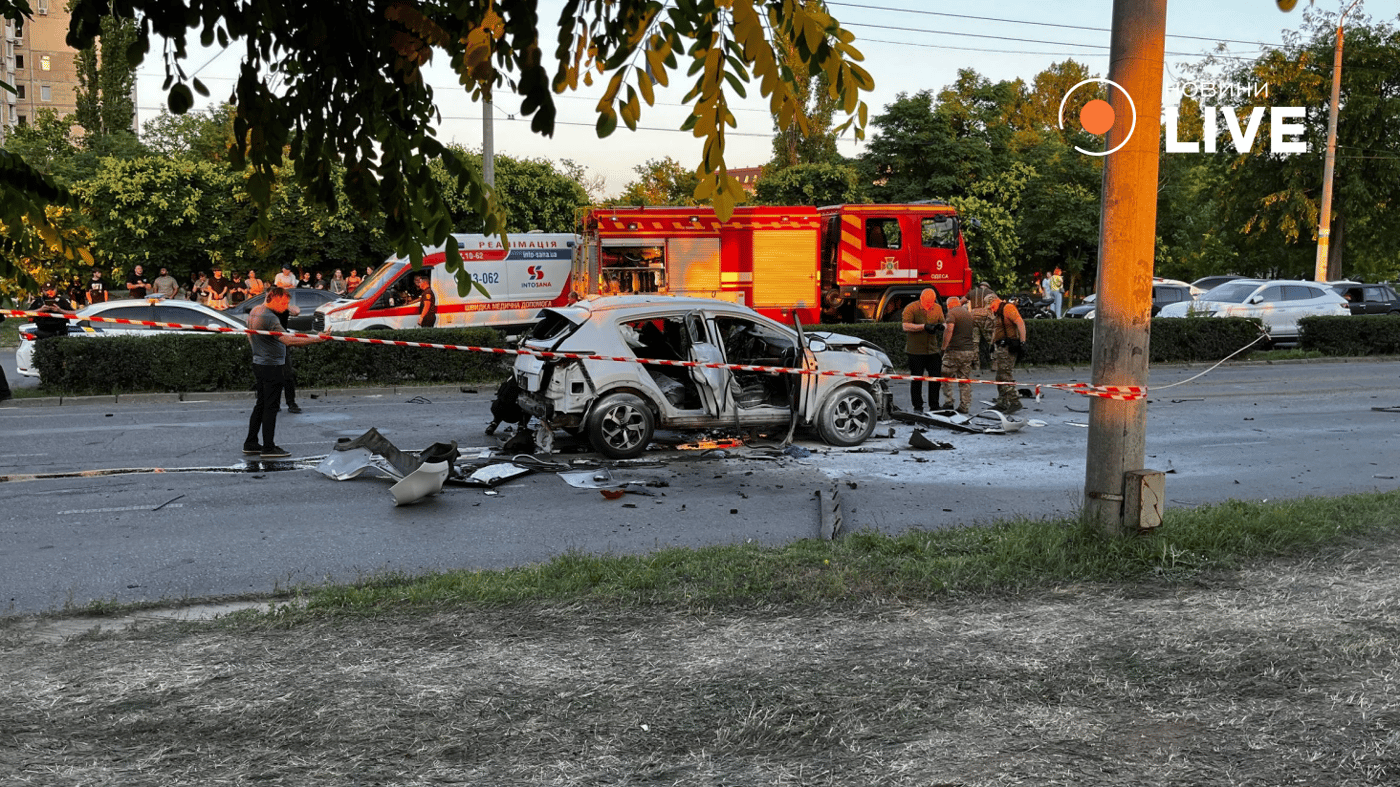 Вибух автомобіля в Одесі 28 липня