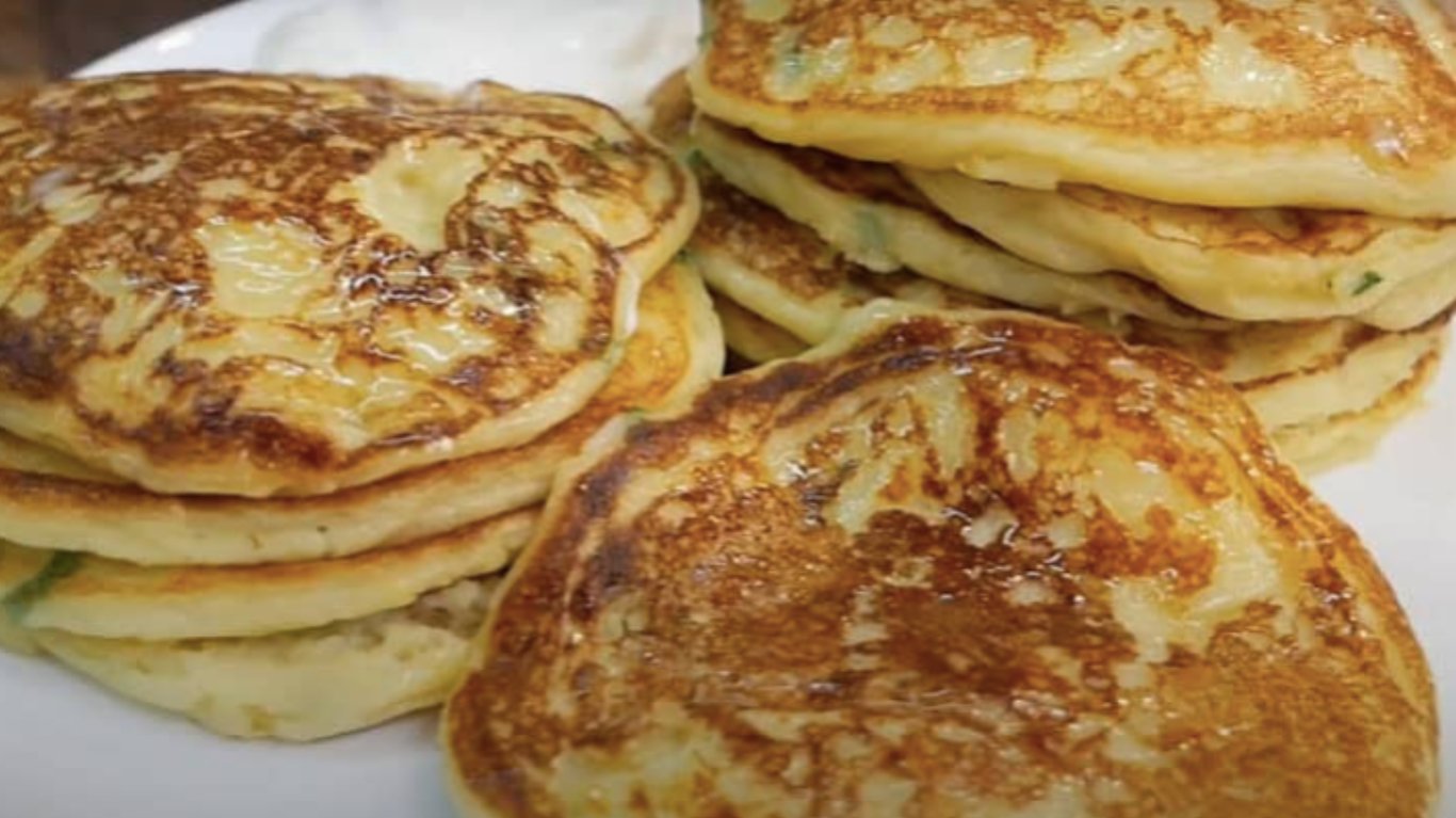 картофельные оладьи на завтрак