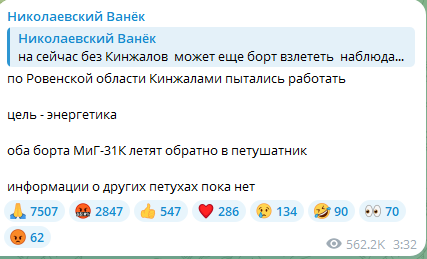 Атака на Ровенскую область ночью 27 августа