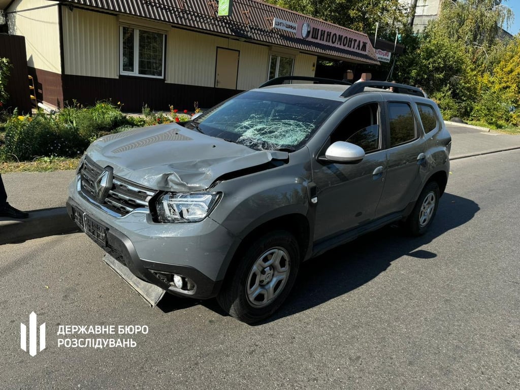 Поліційська автівка після ДТП