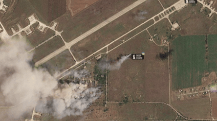 Уничтожение склада боеприпасов в Крыму: обнародованы кадры со спутника - 285x160