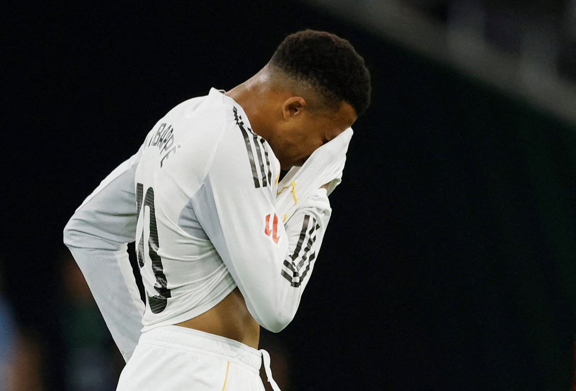 Килиан Мбаппе в матче против "Бетиса" 24 апреля 2026 года