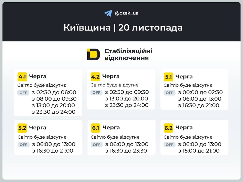 Як сьогодні вимикатимуть світло у Києві — оновлені графіки - фото 2