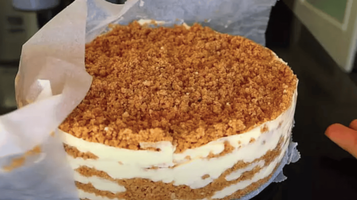 торт без випічки та без печива