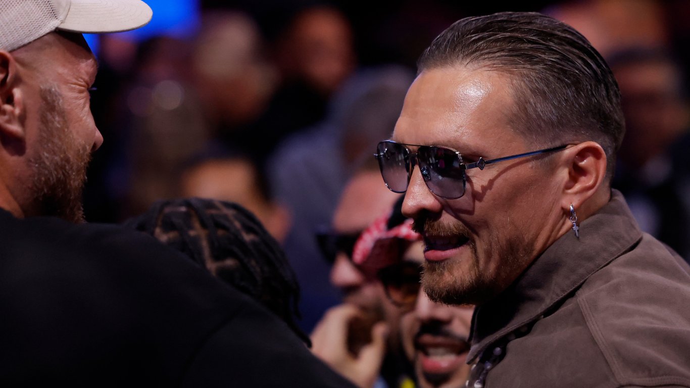 Олександр Усик та Тайсон Ф'юрі