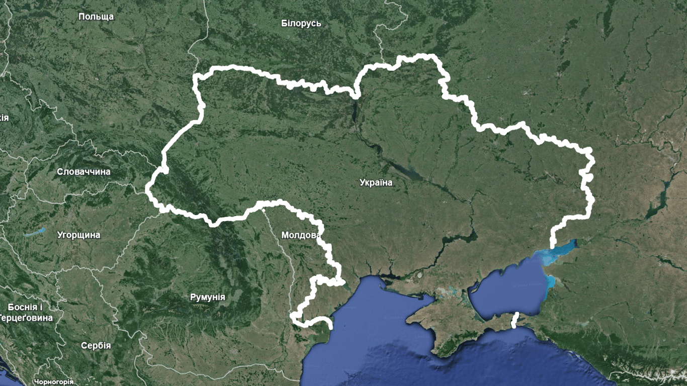 Карту України без Криму та частини Одеської області виявили в документах ЄС
