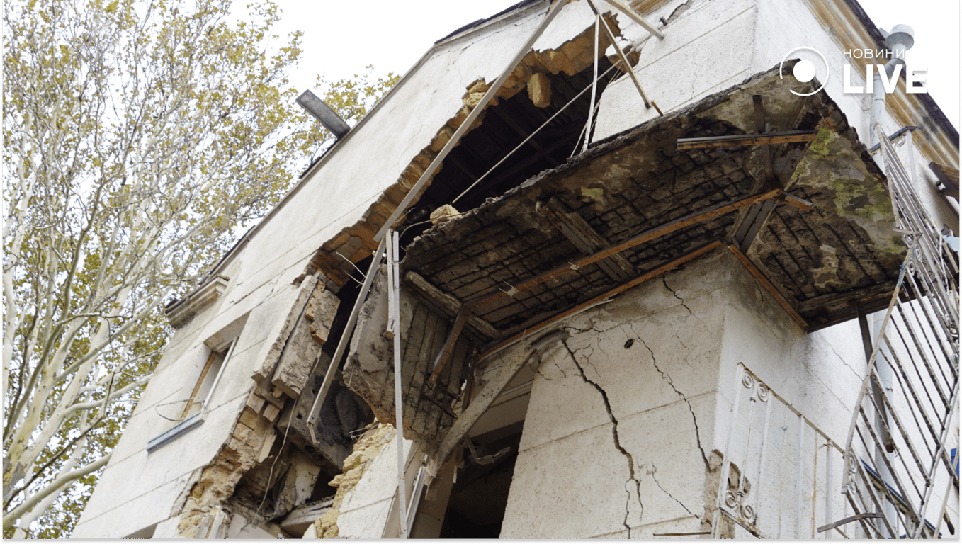 Наслідки атаки на Одесу 19 жовтня. Фото: Новини.LIVE