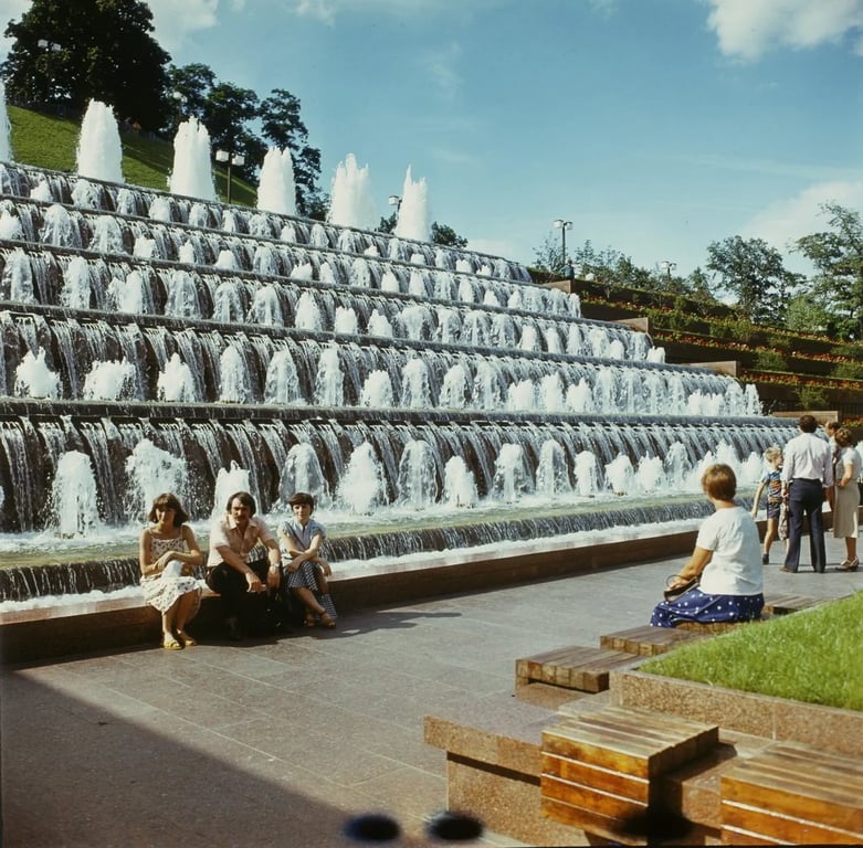 Архивные фото с первого празднования Дня Киева