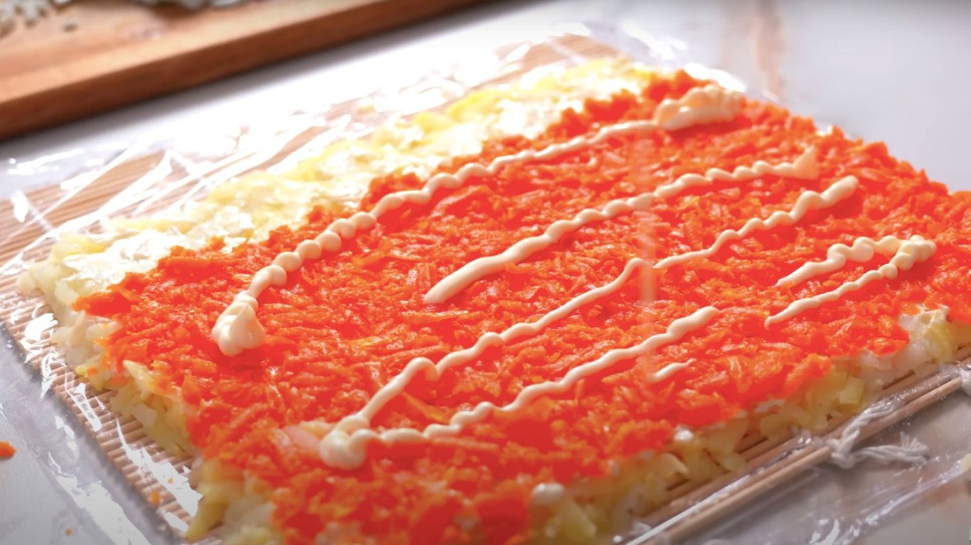 рецепт мімози в рулеті