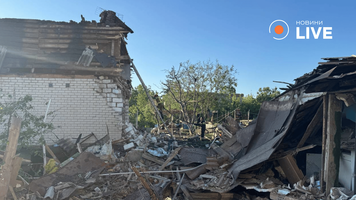 Наслідки російського обстрілу Ізюму 17 липня