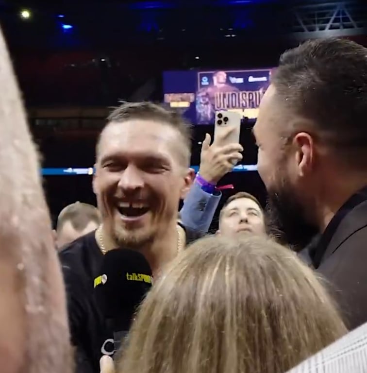 Александр Усик и Джозеф Паркер