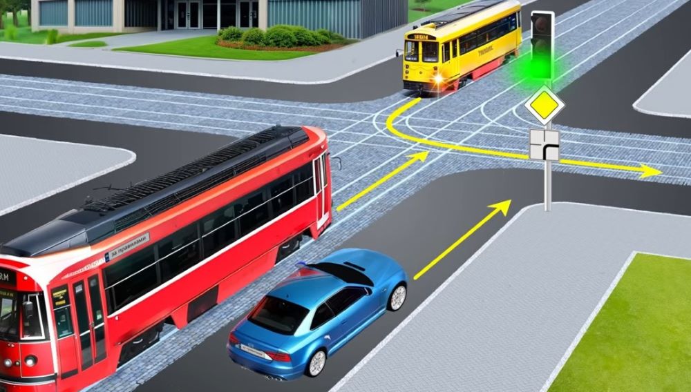 Тестування з ПДР — який правильний порядок роз’їзду на перехресті - фото 1