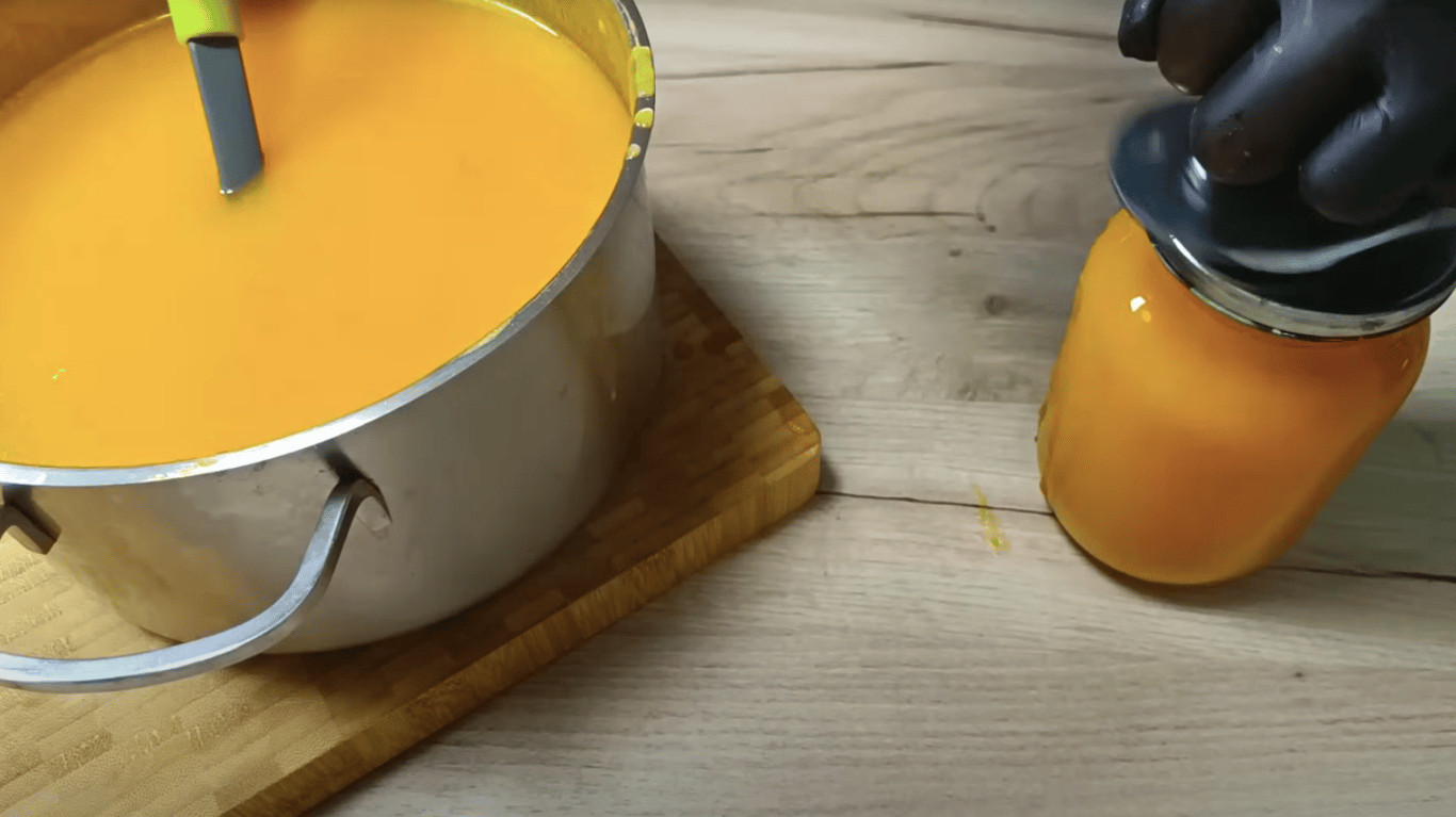 рецепт гарбузового соку з апельсином на зиму