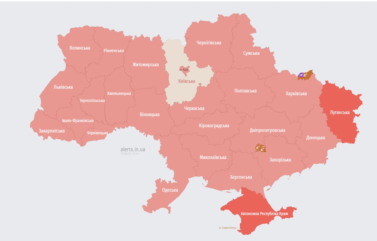 Україну охопила масштабна повітряна тривога — злетіла ворожа авіація - фото 3