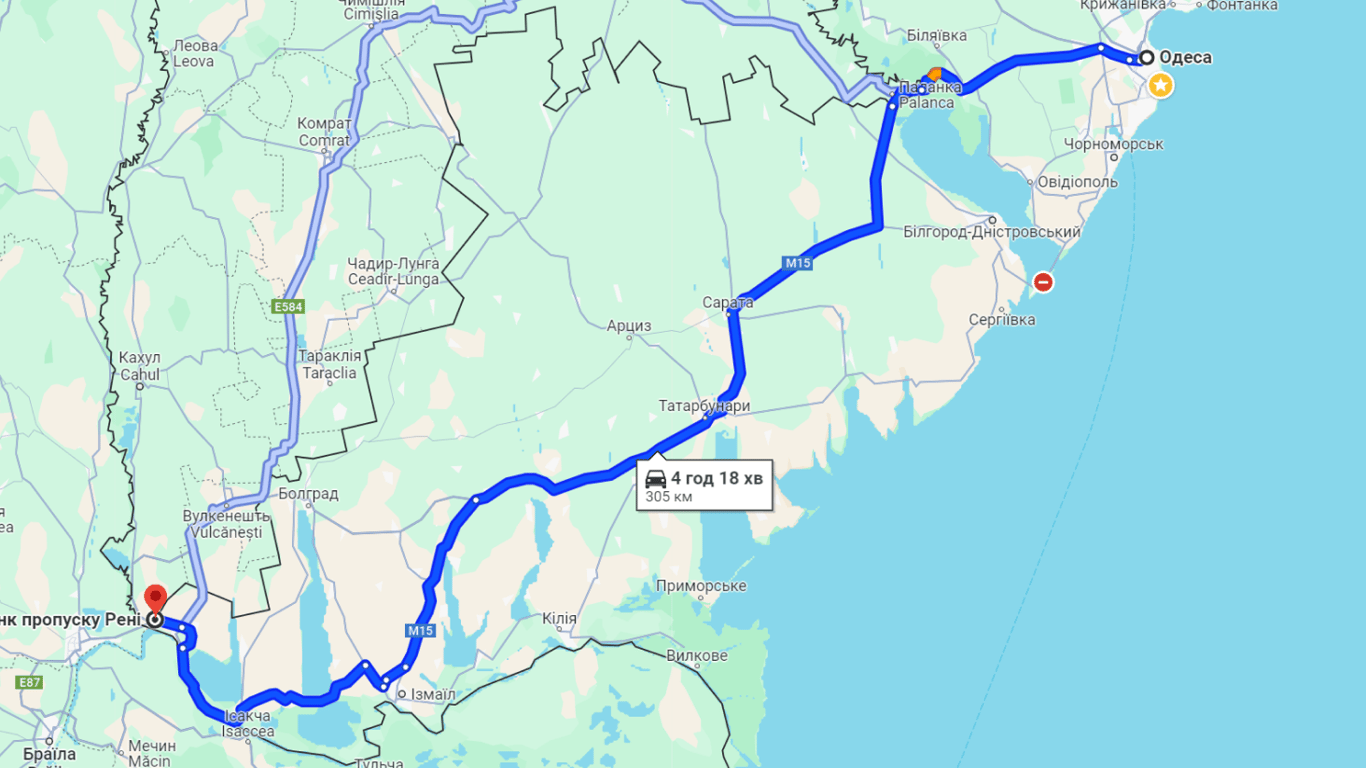 Пробки на трассе Одесса - Рени: как выехать за границу
