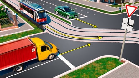 Складний тест ПДР — який порядок розʼїзду на перехресті - 285x160