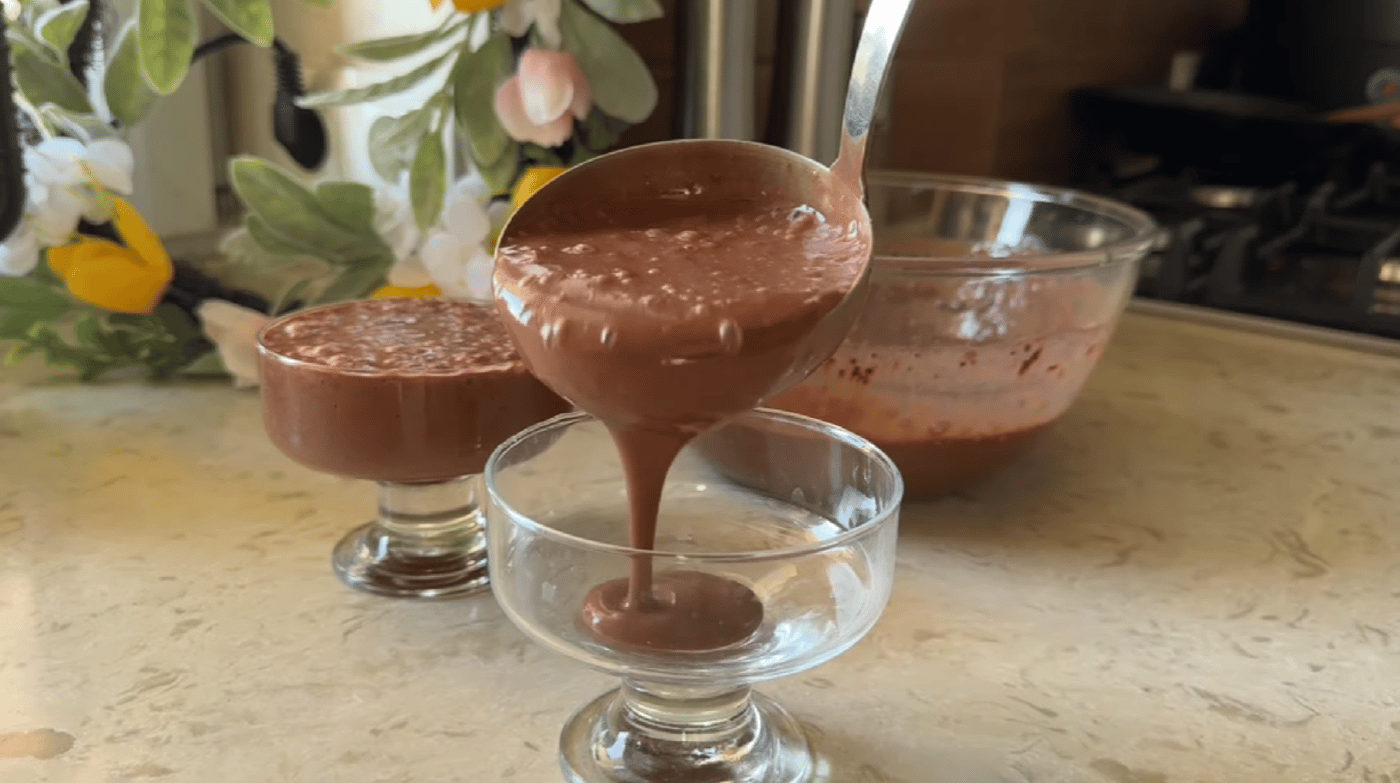 Пудинг з хурми та какао для схуднення, простий рецепт