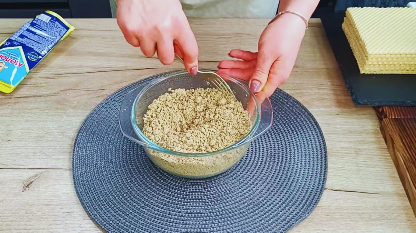 рецепт вафельного торта