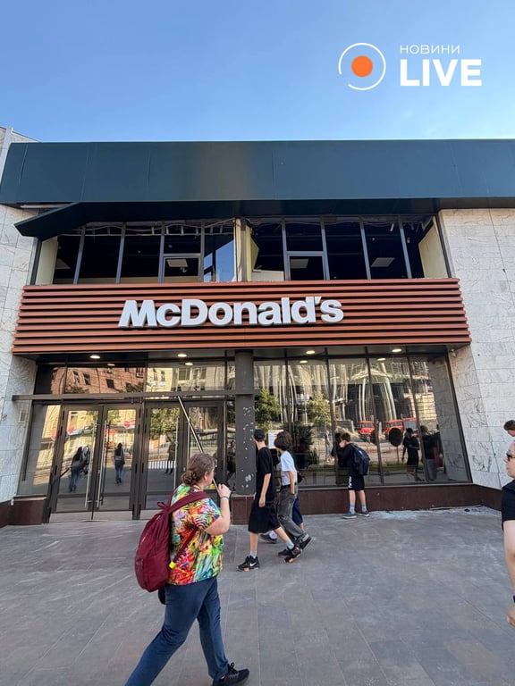 Російський обстріл McDonald’s у Києві 24 травня
