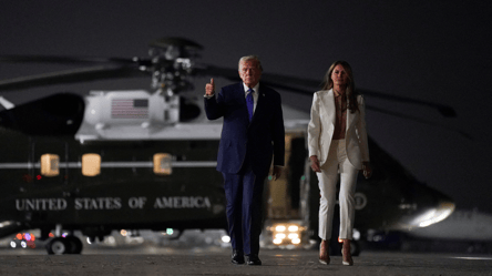 Трамп з дружиною влаштували сварку на борту гелікоптера — відео - 285x160