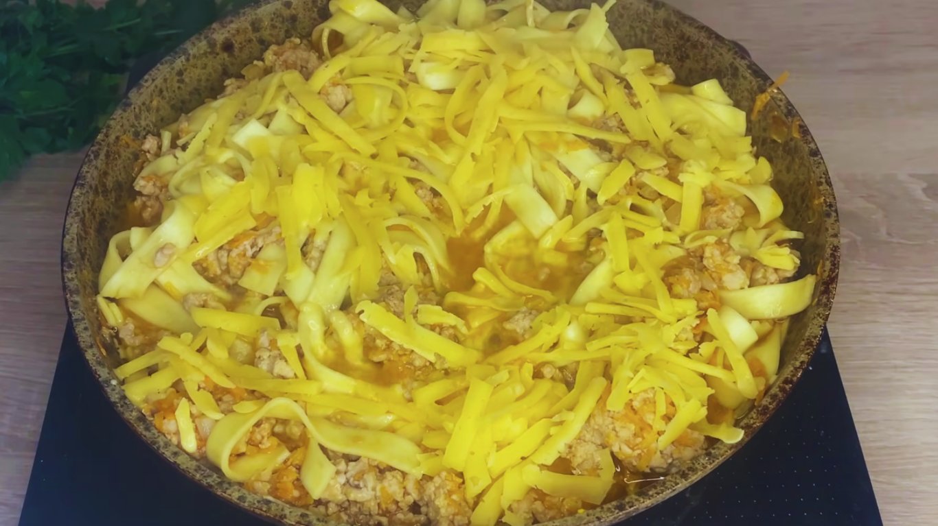 рецепт лінивої лазаньї на сковорідці