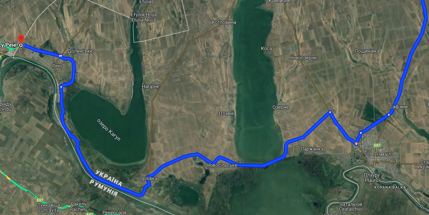 Пробки на Измаил 22 июля