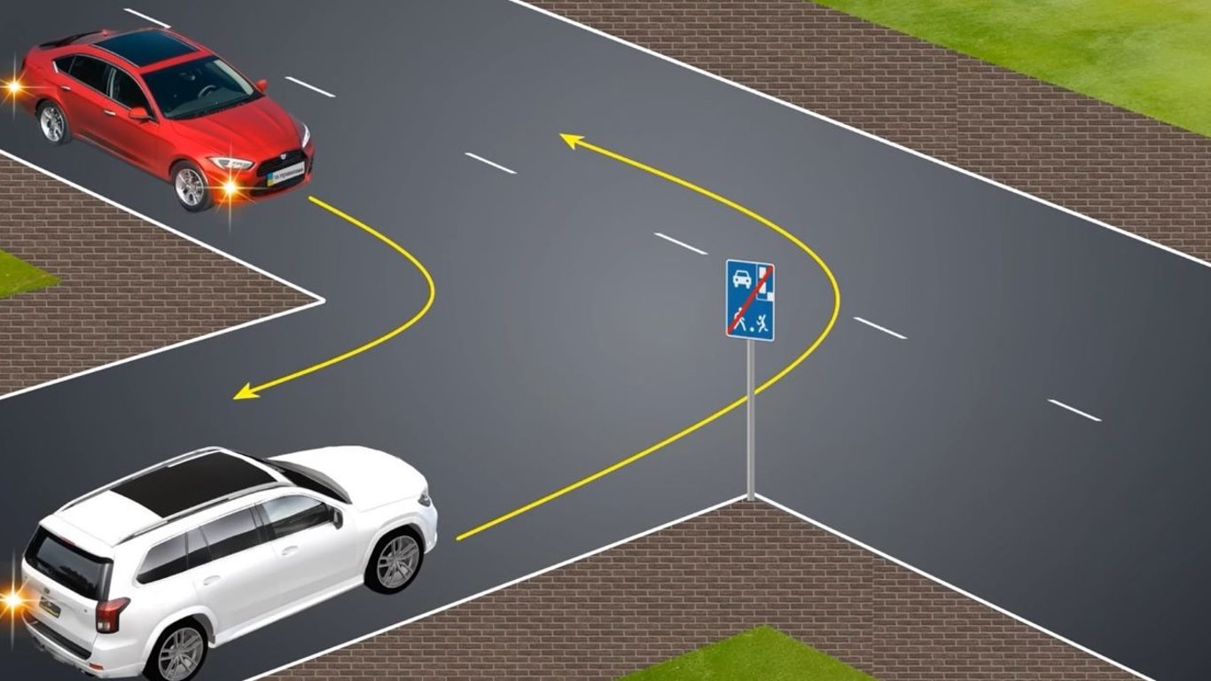 Тест з ПДР: яка швидкість дозволена автомобілям на ділянці дороги
