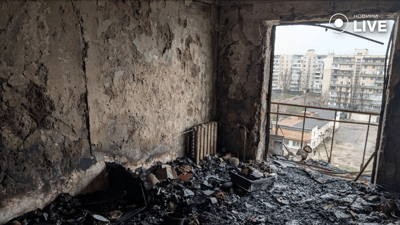 Наслідки обстрілу Києва 23 березня