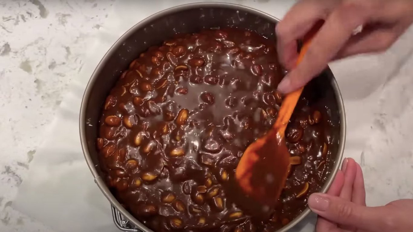 школадный торт сникерс рецепт 