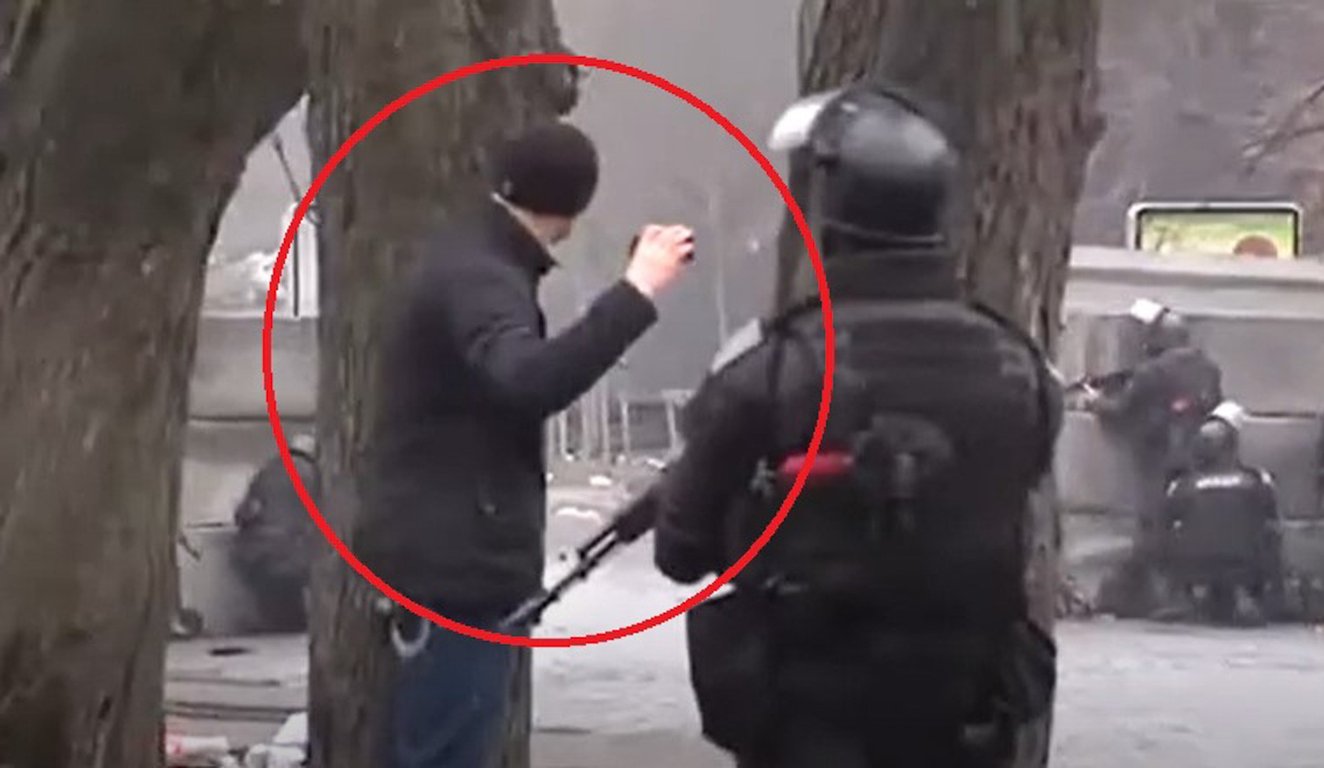 Ілля Вітюк на Майдані. Фото: Слідство.Інфо