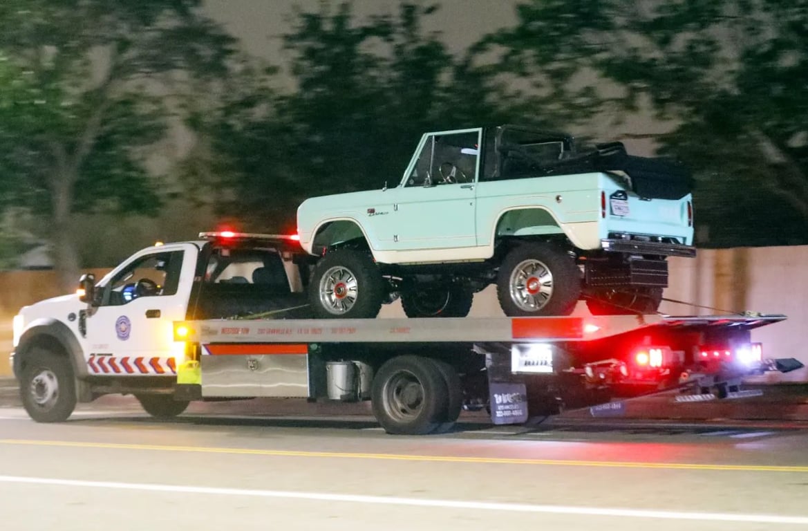 Авто Бена Аффлека забрав евакуатор