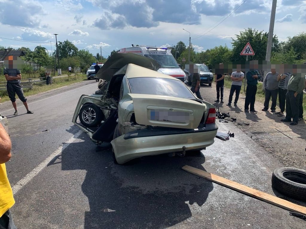 ДТП в Ровенской области 3 сентября 2023г. Фото: Полиция Ровенской области