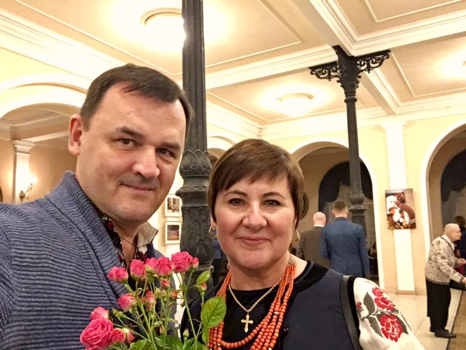 Синоптик Наталка Діденко з чоловіком