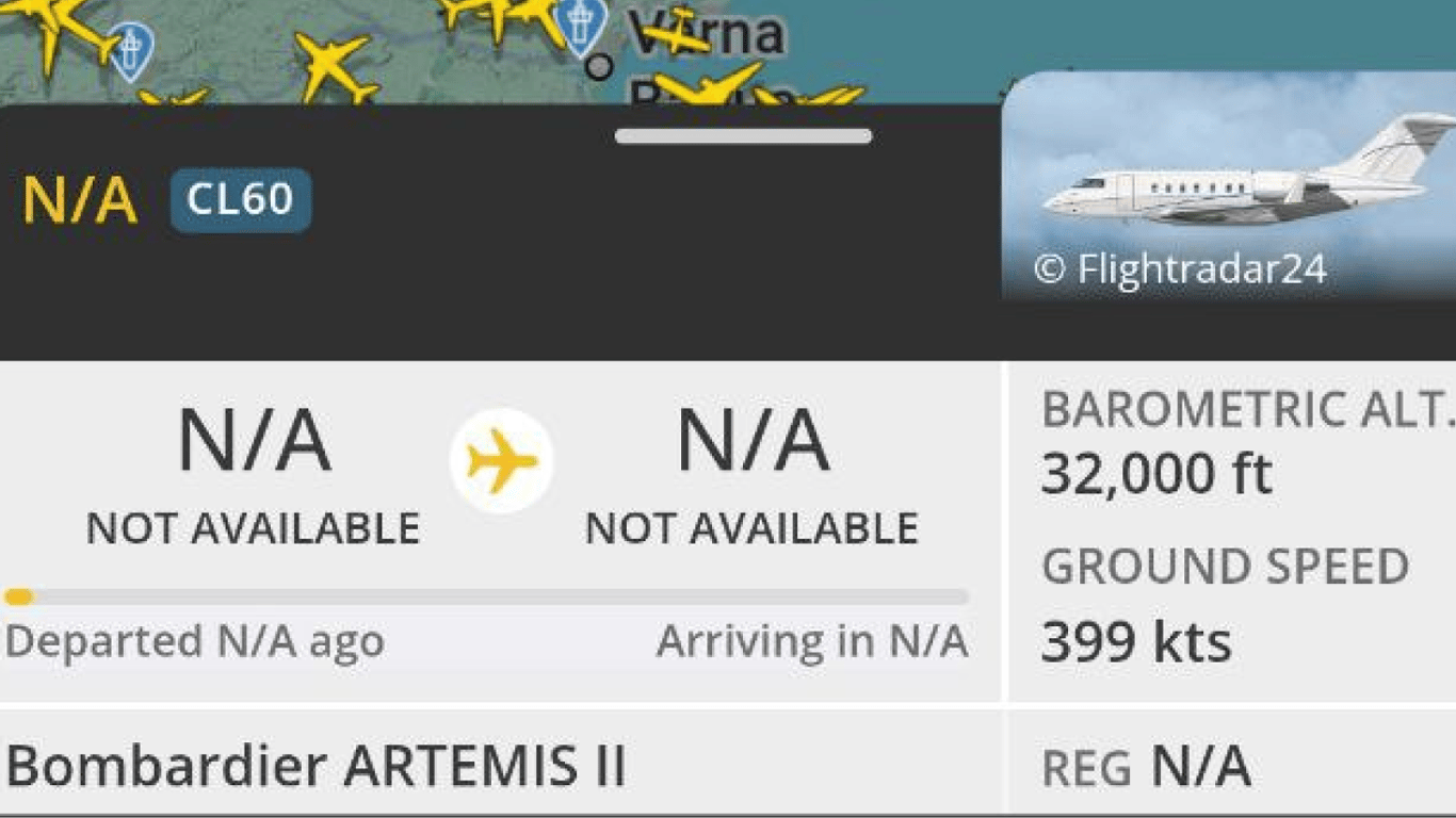 Біля Одещини помітили літак НАТО